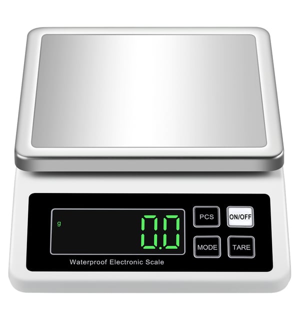 Elektronisk oppladbar vekt 10kg/0.1g