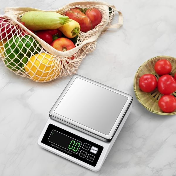 Elektronisk oppladbar vekt 10kg/0.1g