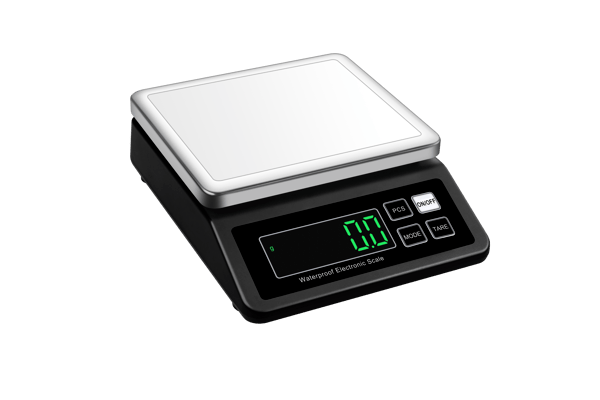 Digital vekt med høy presisjon Black 10kg/0.1g