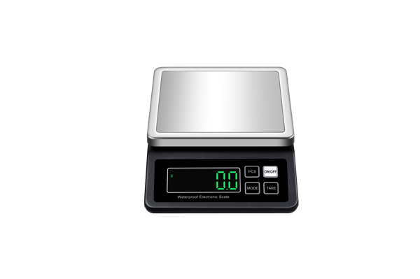 Digital vekt med høy presisjon Black 10kg/0.1g