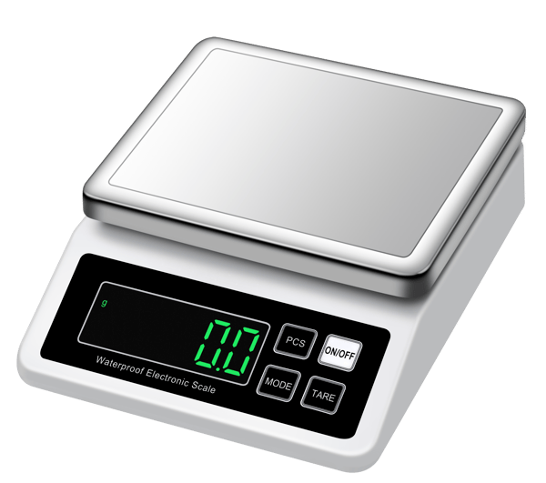 Elektronisk digital vægt White 10kg/1g