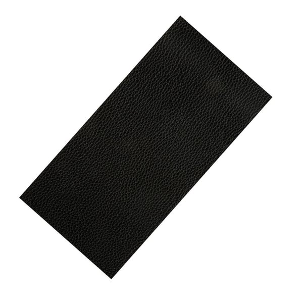 Selvklebende PU-lærlapp for DIY-reparasjon Black