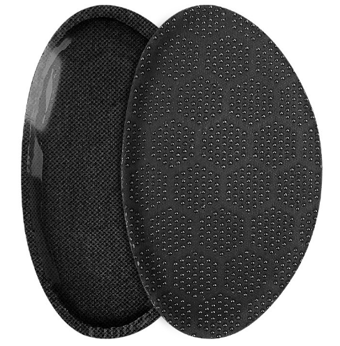 2 par selvklebende tykke GEL Arch Support-innleggssåler Svart