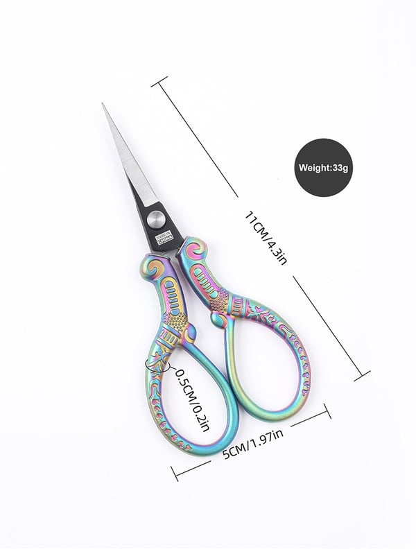 Broderisaks til præcis klipning MultiColor