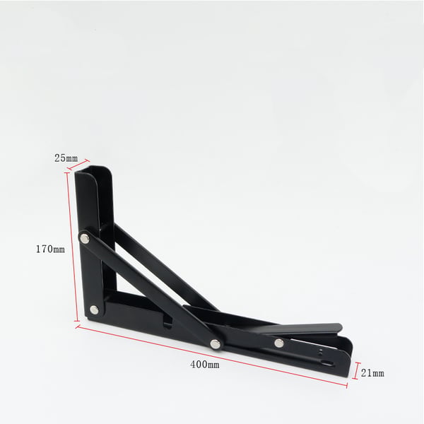 Trekanthylle, 2-pakning Black XXL