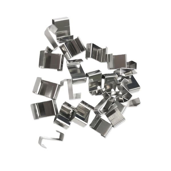 Drivhusklemmer i rustfrit stål 100-Piece
