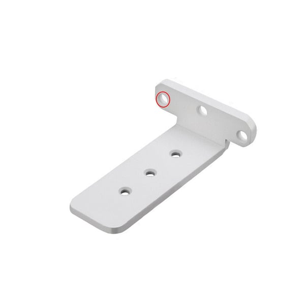 Diskrete hylleknekter White XXL