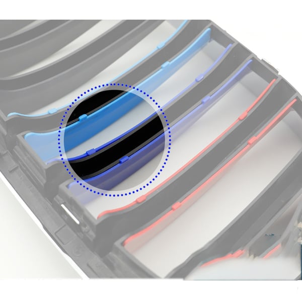 Trimklemmer for frontgitter for BMW 5-serie 14-17 (10 barer)