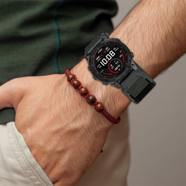 20 mm:n kellohihna Garmin Fenixille/instinct/Descent/Epixille Grey