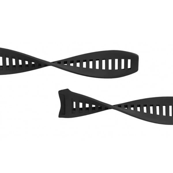 Silikonearmbånd til Garmin Instinct/Esports/Tide/Solar Black