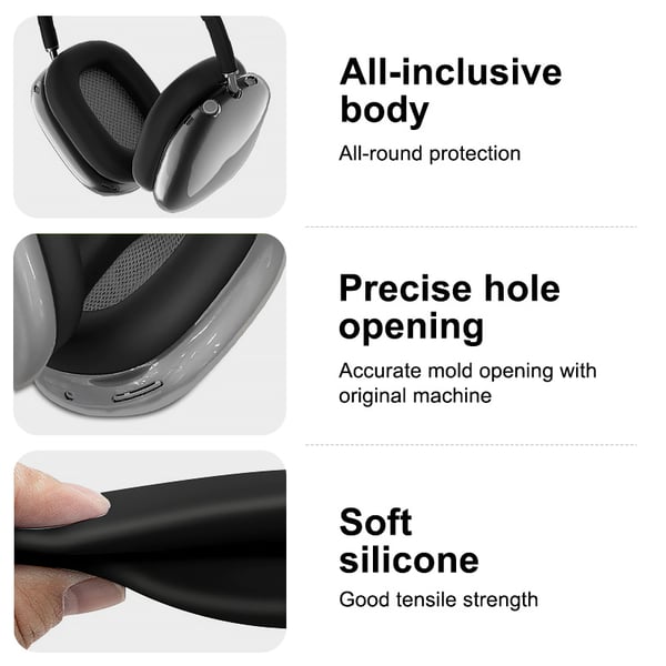Beskyttelsesetui til AirPods Max-hodetelefoner Black