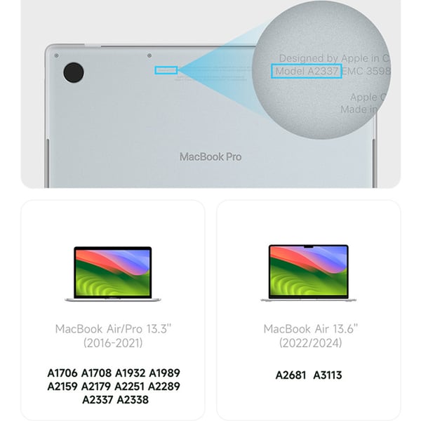 Näytönsuoja MacBookille MacBook Pro 16 (2019/2021/2023)