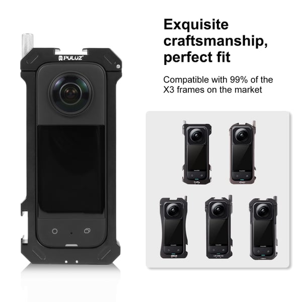 Linsedeksel / optisk glass for Insta360 X4 actionkamera