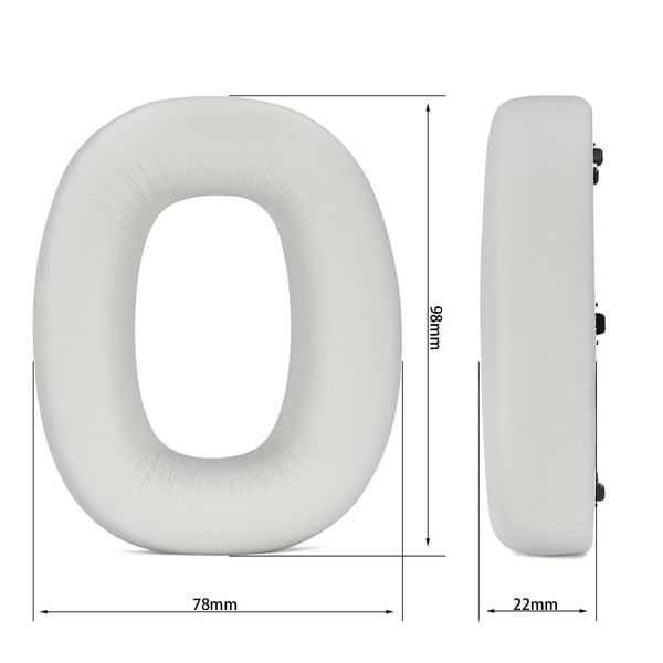 Øreputer for Bowers & Wilkins Px7, S2 og Px8 White
