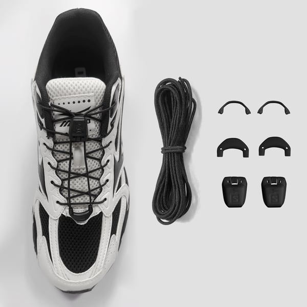 Salomon Quicklace Skosnören Black M