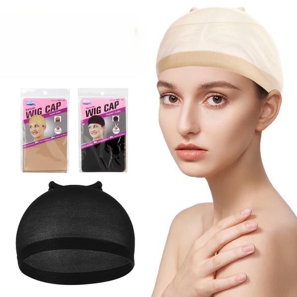 Perukgrepp för Kvinnor, 4-pack Black