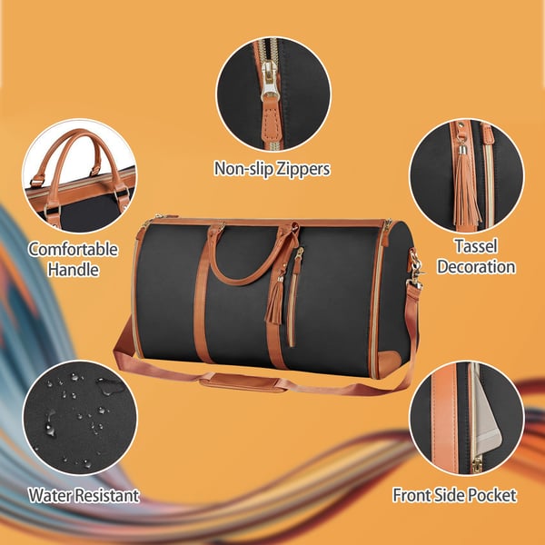 Sammenleggbar koffert for oppbevaring av dresser Brown