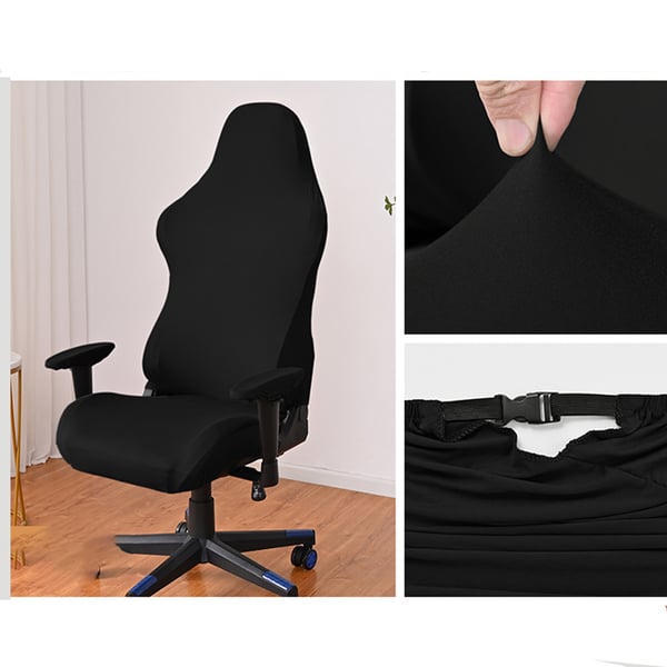 Strekkbart beskyttelsestrekk for gamingstol - Universell størrelse Black