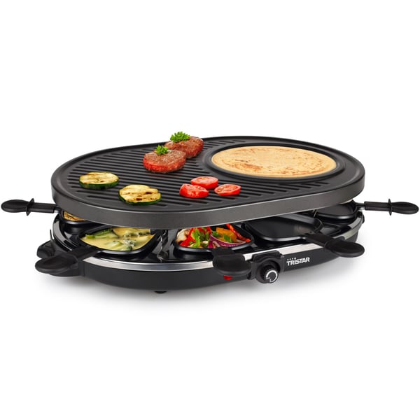 Raclette - 5 i 1 RA-2996 opptil 8 personer.