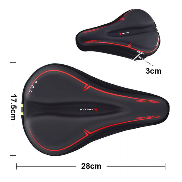Memory Foam polkupyörän istuinsuoja Red