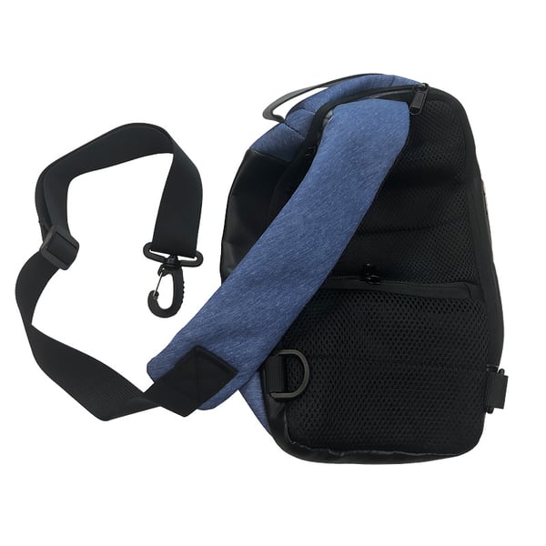 Crossbody-veske med vannavvisende stoff Blue