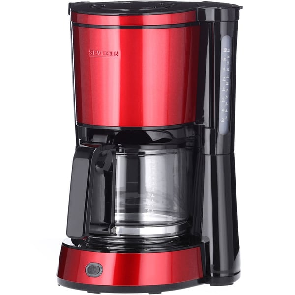 Kaffetrakter 10 kopper 1000W Chili rød KA4817