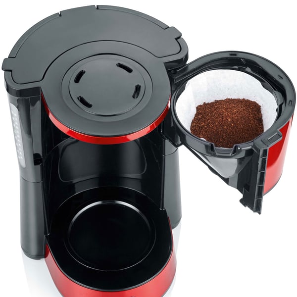 Kaffetrakter 10 kopper 1000W Chili rød KA4817