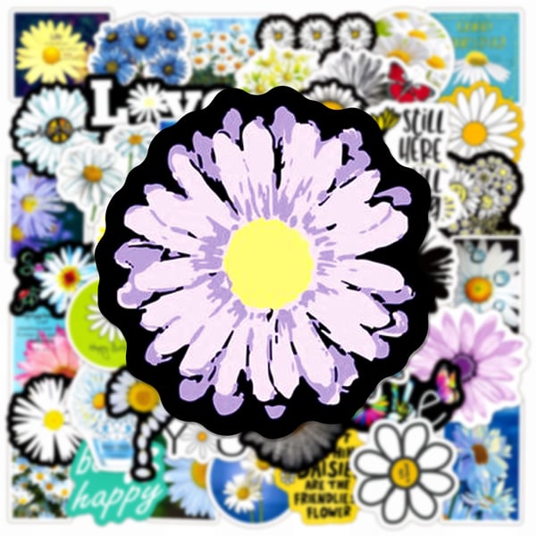 Vedenpitävät Daisy Doodle -tarrat