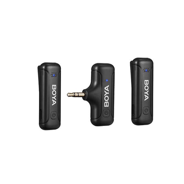 Trådløs 2.4 GHz Mikrofon x2 BY-WM3T-M2 3.5 mm TRS