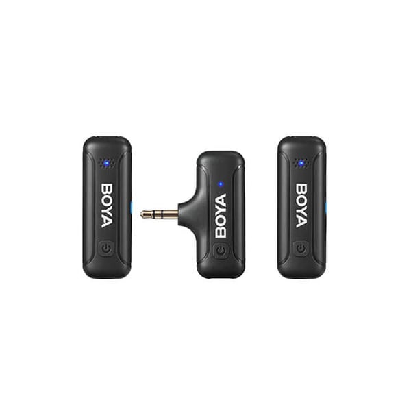 Trådløs 2.4 GHz Mikrofon x2 BY-WM3T-M2 3.5 mm TRS