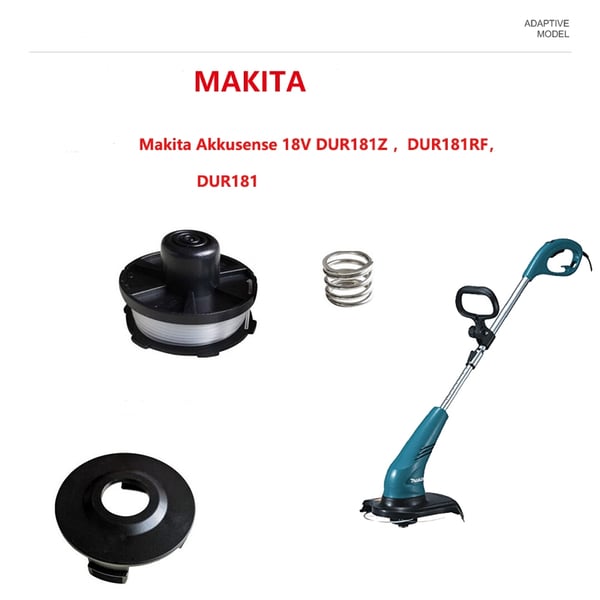 Reservespole- og fjærsett for Makita-trimmere