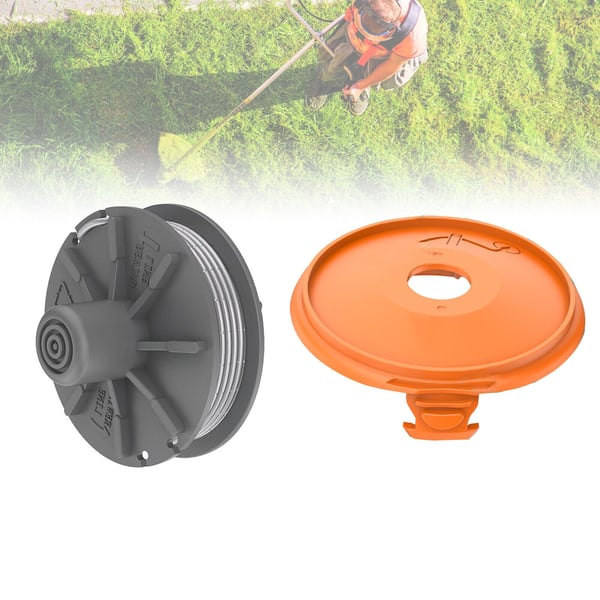 Erstatningssnelle og dekselsett for Gardena trimmere 2 spools