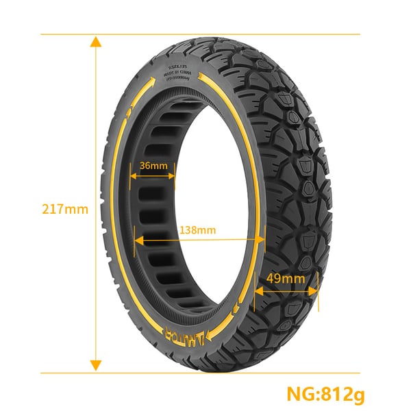 9,5x2,125 Robuste terrengdekk - 36 spor