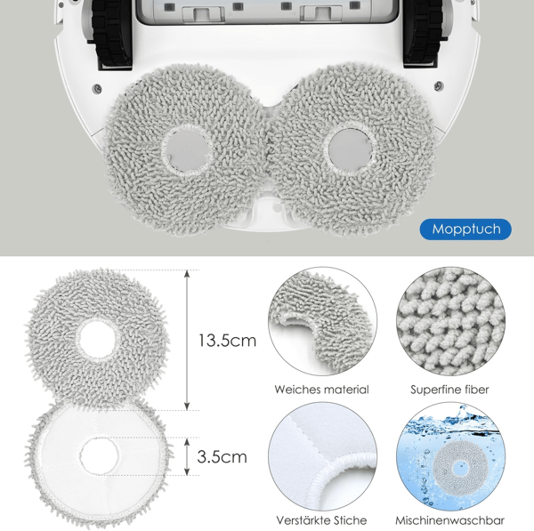Reservedeler til Ecovacs T30 Omni, T30 Pro Omni, T30 Max