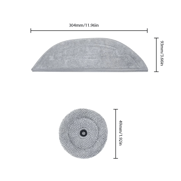 Roborock S8 Max V Ultra G20s moppekluter (8-pakning)