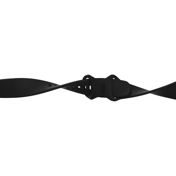 Urbånd til Fitbit Versa4/Fitbit Versa3/Fitbit Sense/Fitbit Sense2 Black M
