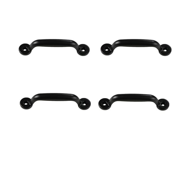 Kaapin vetimet Vintage-tyyliin, 4 kpl pakkaus Black