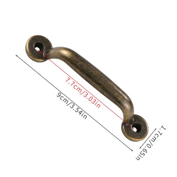 Skaphåndtak i Vintage Design, 4-pakning Bronze