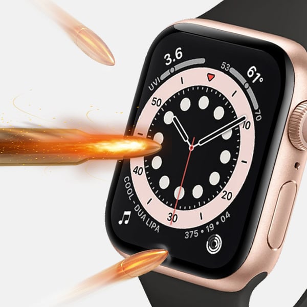 Skjermbeskytter til Apple Watch Series 9/8/7 (45 mm), 2-pakning
