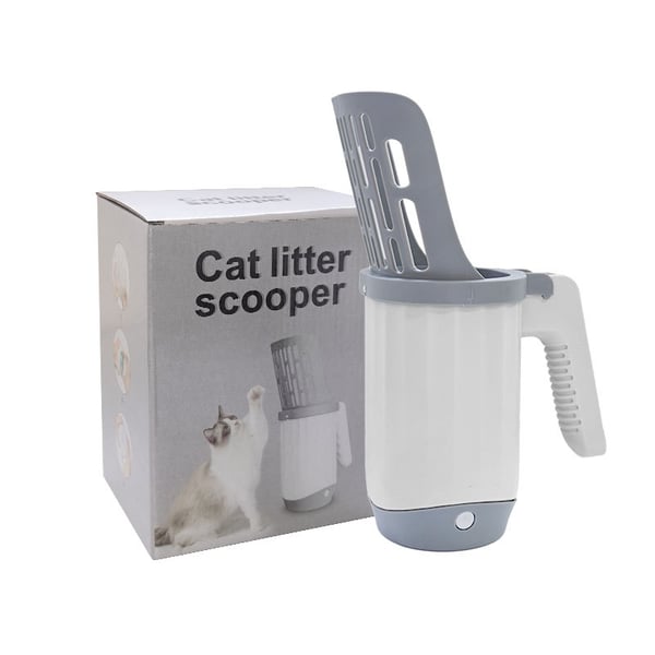 Ny 2-i-1 kattsandscoop