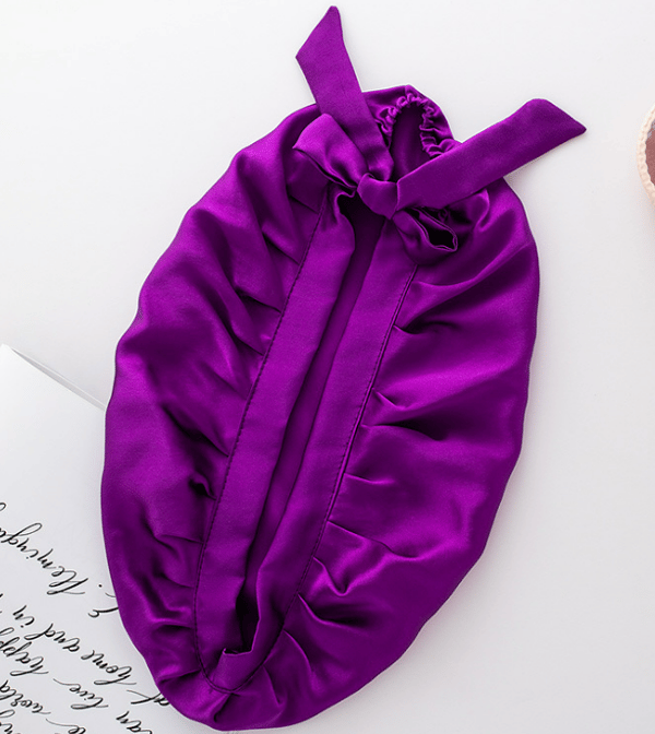 16 Momme Silke Søvnhette Purple