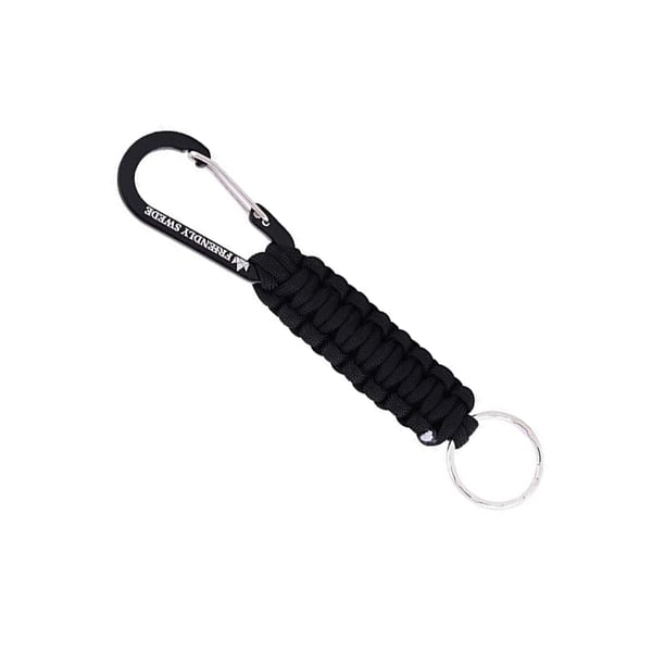 Paracord Nyckelring Black