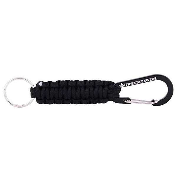 Paracord Nyckelring Black