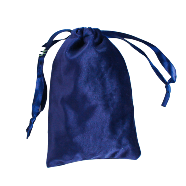 50 pakke fløjlssmykkeposer NavyBlue