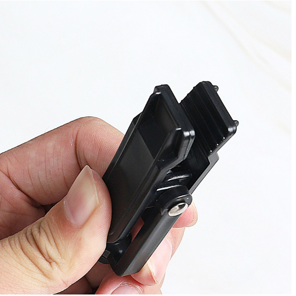 5-pack multifunktionelle roterende opbevaringsclips Black