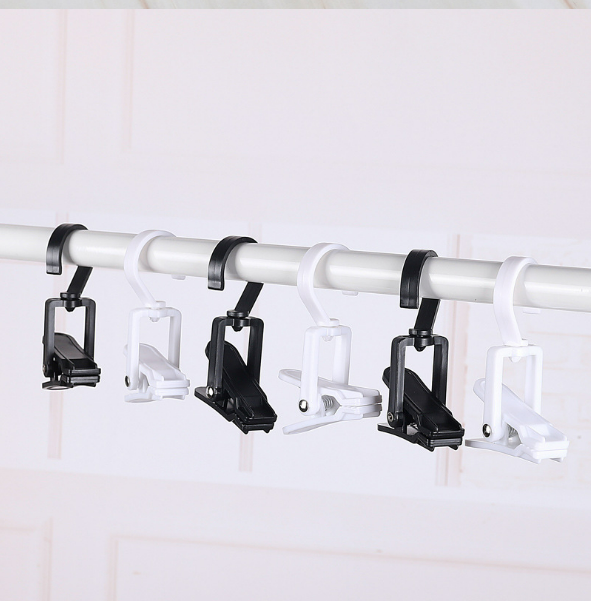 5-pack multifunktionelle roterende opbevaringsclips Black