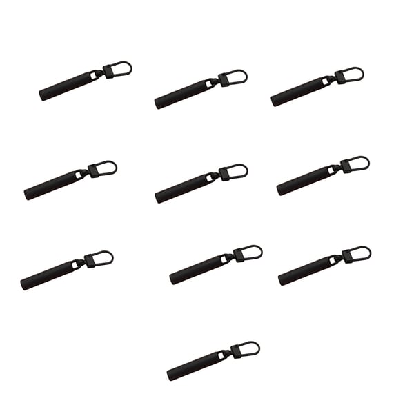 Glidelåstrekk (10-pakning) Black