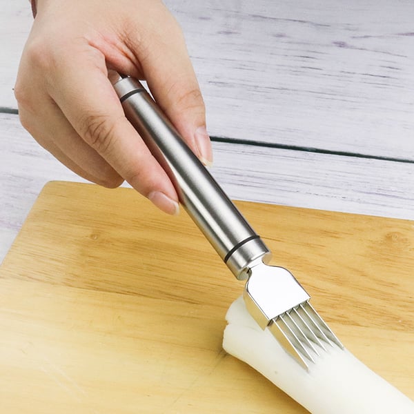 Shred Silk the Knife, grøntsagsløg-hvidløgsskærer