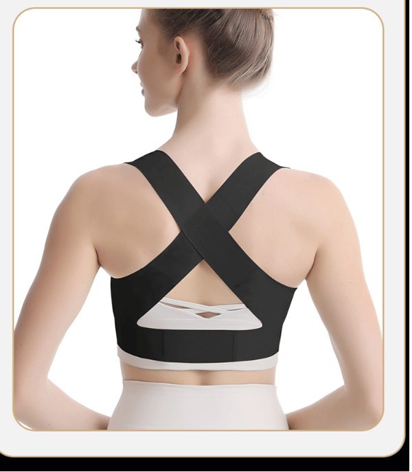 Posture Corrector for ryggstøtte - Lett og pustende Black S