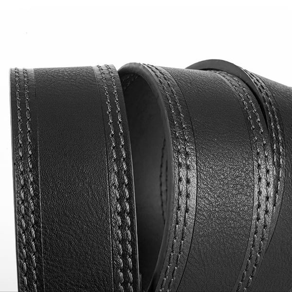 Tyylikäs nahkavyö - 120 cm Black